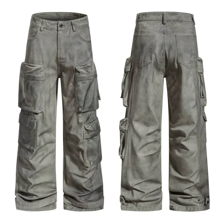 American-Style-Winter-100-Cotton-Dirty-Dye-Multi-Pocket-Functional-Cargo-Pants-Loose-Fit-Unisex-Straight-Leg