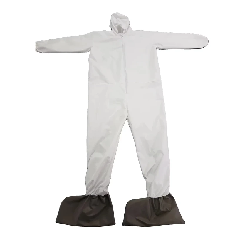 Animal Farm Disposable Garment Coverall Suit Disposable Coverall with Grey Boot