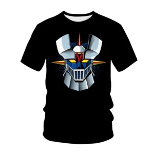 Anime Movie Robot 3D Print T-Shirt for Men, Women, and Children