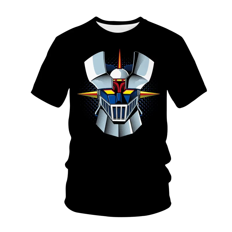 Anime Movie Robot 3D Print T-Shirt for Men, Women, and Children