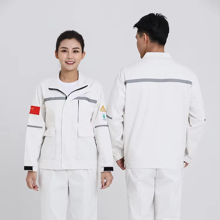 Anti-Static High Visibility Work Uniform for Traffic Welding Engineering Construction and Mining with Anti-Acid Alkali Protection
