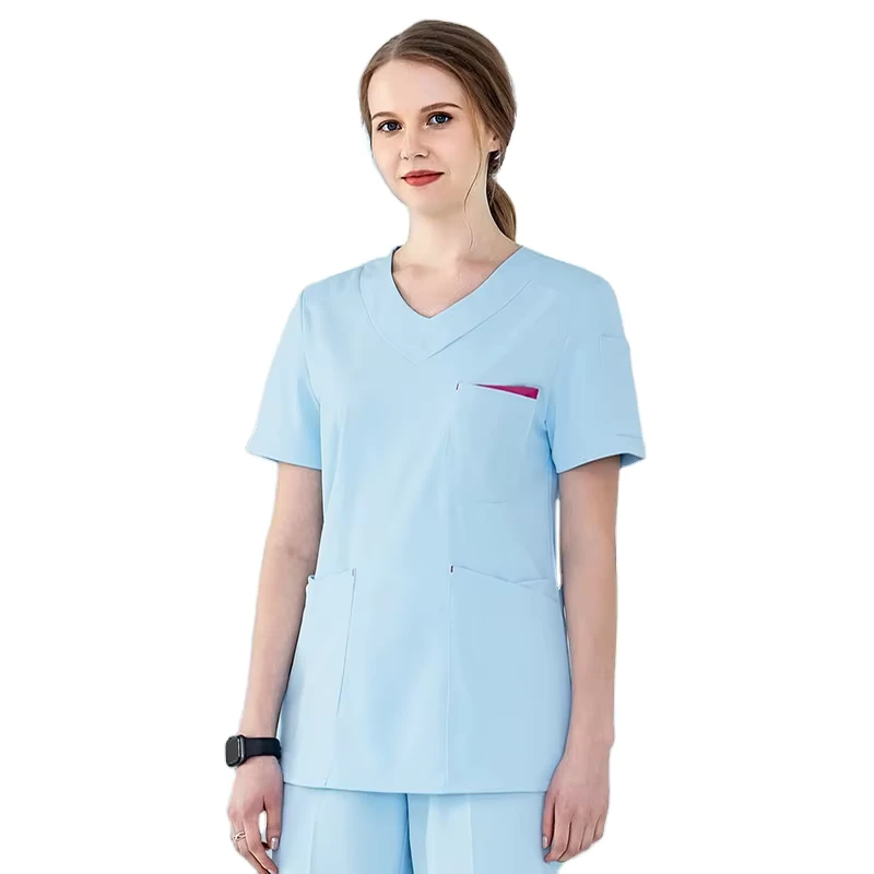 Anti-Static Hospital Short-Sleeve Jogger Doctor and Nurse Scrub Uniforms