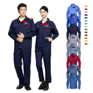 Anti Static Long and Short Sleeve Work Clothes Flame Retardant and Welding Safe Twill Grid Workwear