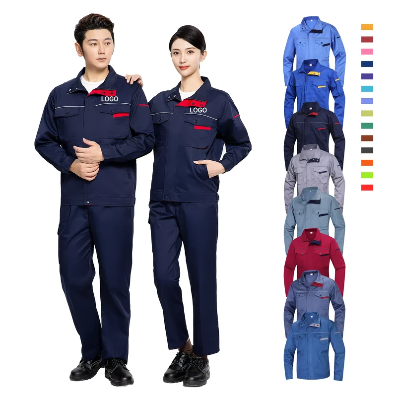 Anti Static Long and Short Sleeve Work Clothes Flame Retardant and Welding Safe Twill Grid Workwear