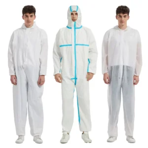 Anti Static Microporous Breathability Disposable Coverall Protective Clothing for Dust free Rooms