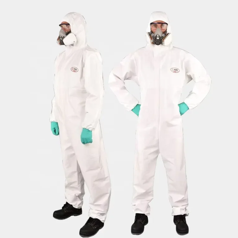 Anti-Static-and-Unclear-Radiation-Industrial-Workwear-Disposable-White-Protective-Working-Coverall-Safety-Coverall