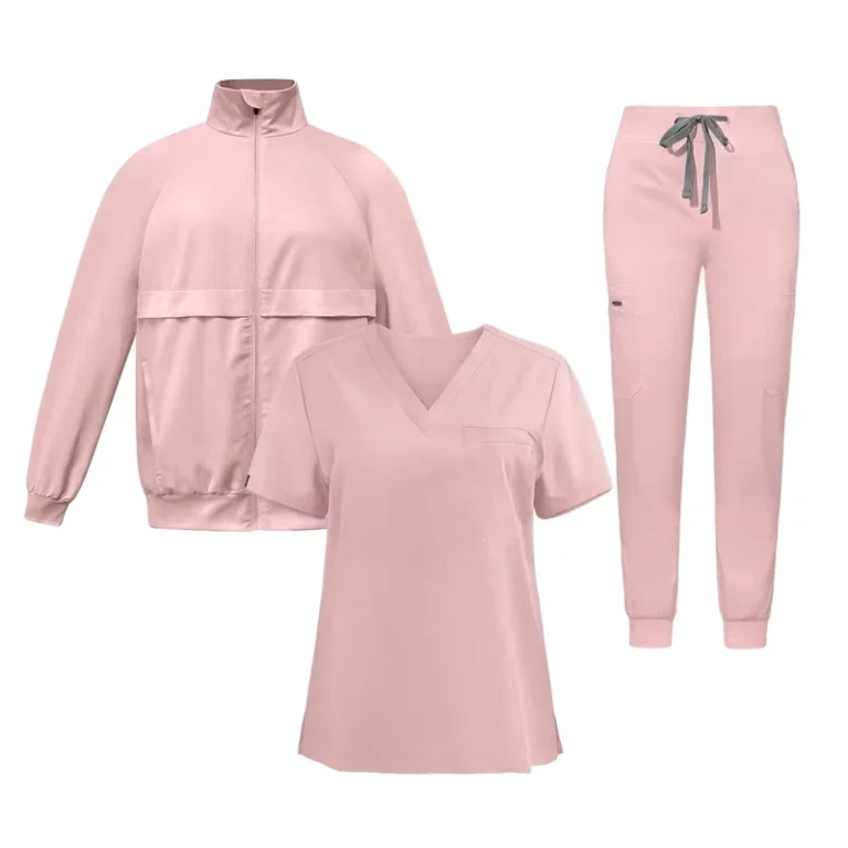 Anti-Wrinkle-Stretch-Medical-Scrub-Jacket-for-Hospital-and-Healthcare-Workwear