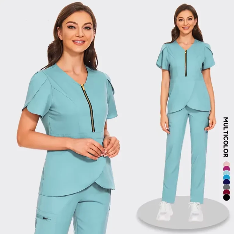 Anti-Wrinkle-Washable-Womens-Jogger-Scrub-Set-for-Hospital-Spa-and-Hotel