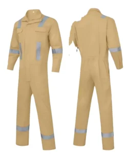 Anti static Flame Retardant High Visibility Breathable Abrasion Resistance Men’s Reflective Work Coverall Set For Auto Repair
