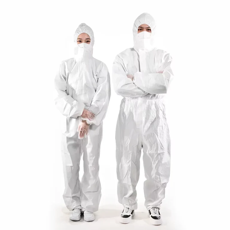 Anti-static-Waterproof-Nonwoven-Disposable-Protective-Coverall-with-Hood-Chemical-Resistant-Full-Body-Protection-CE-Certified