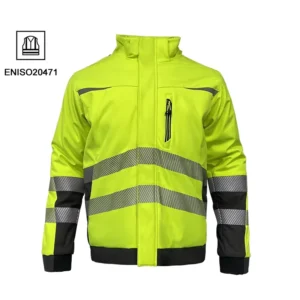 Antistatic Clothes Winter Manufacture Security Windbreaker High Visibility Jacket