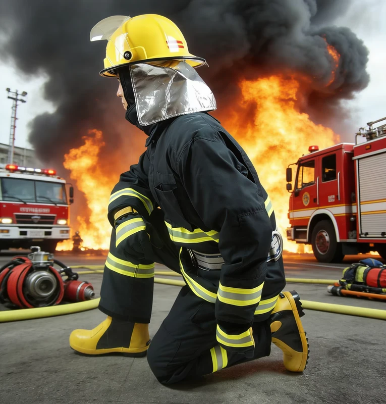 Aramid-EN469-Firefighter-Bunker-Uniform-Fireproof-Waterproof-Flame-Retardant-Safety-Suit