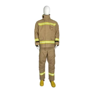 Aramid Flame-Retardant Flexible Waterproof Firefighter Outfit for Wildfire and Emergency Response