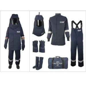 Arc Flash Flame Resistant Clothing Kits Arc Flash Kit 48 Calorie with Jacket and Bib Overall HRC 4