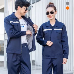 Autumn Double-Layer Rayon High-Visibility Work Jacket