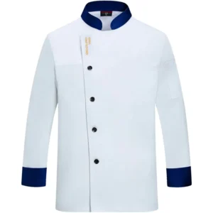 Autumn Winter Long-Sleeve Chef Apron Plus Size for Men and Women