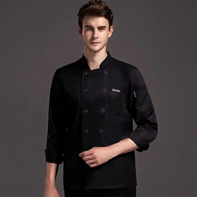 Autumn-Winter-Long-Sleeve-Chef-Workwear-Restaurant-Bar-Uniforms-Special-Kitchen-Labor-Protection-Tops-for-Hotel-Woven-Cooking