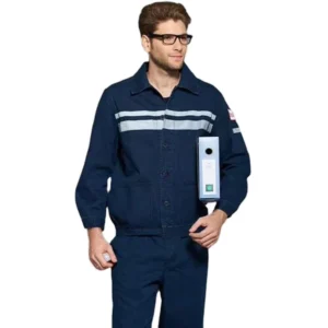 Autumn Winter Thick Cotton Hi-Vis Workwear Jacket and Pants Suit