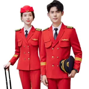 Aviation Uniform Male Staff Stewardess Costume Airline Captain Pilot Aviation Workwear Costume