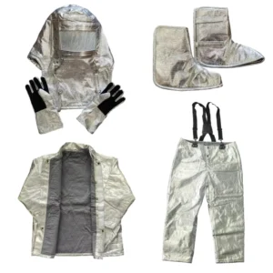 Ayonsafety OEM High temperature Resistant Aluminum Foil Fire Proximity Suit for High Temperature Working Labor Firefighter
