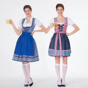 Beer Festival Restaurant Canteen Server Uniform Cosplay Costume for Adult Women