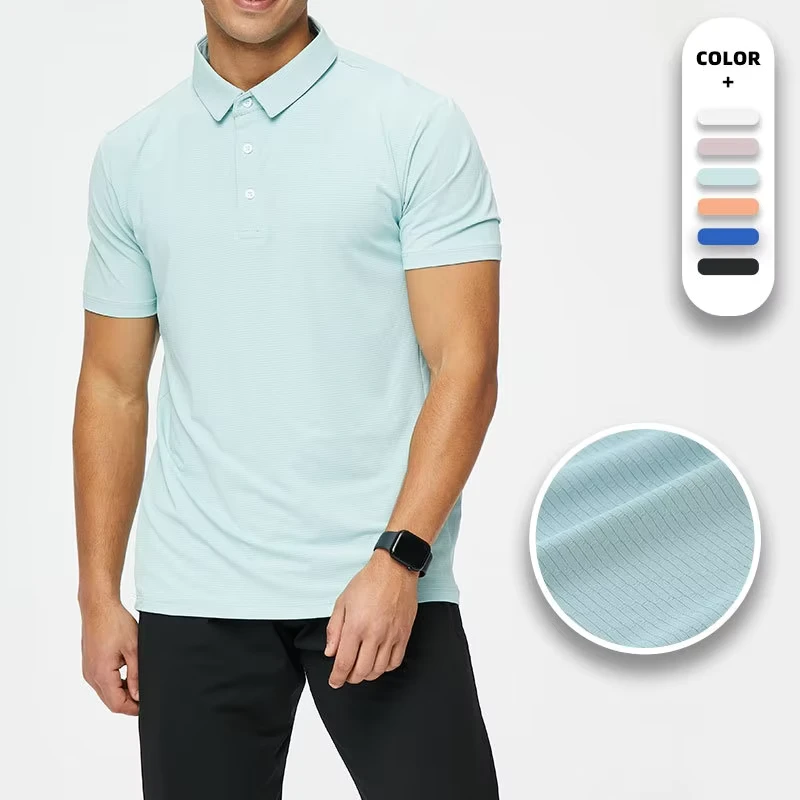 Best Selling Unisex 165GSM Polo Shirt Short Sleeve Breathable Casual Business Pure Color Customized Polo Shirt Work Daily Wear