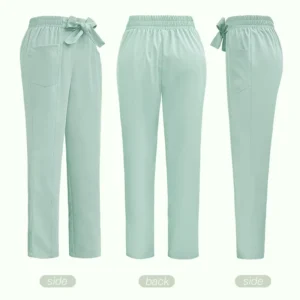 Best Women’s New Fashion Doctor Zipper Pullover Nurse Uniform Set Elastic Hospital Jogger Medical Uniform Set