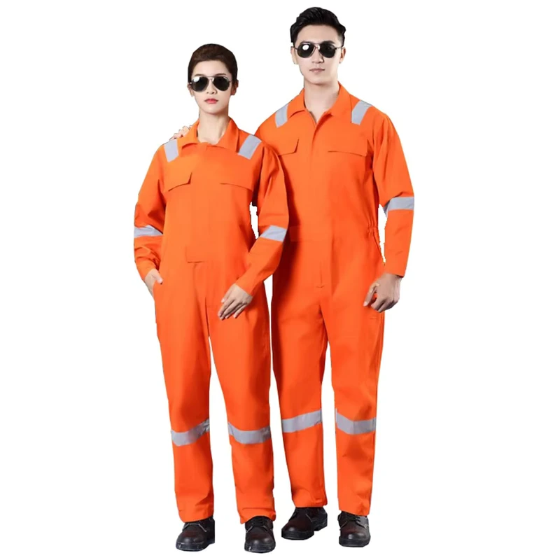 Best selling Polyester Cotton Safety Reflective Construction Industrial Conti Work Clothes