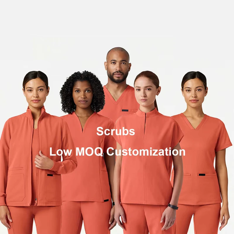 Bestex Custom Breathable Hospital Uniform Nurse Fashionable Medical Scrub Uniform Set Spandex Nursing Scrubs for Unisex