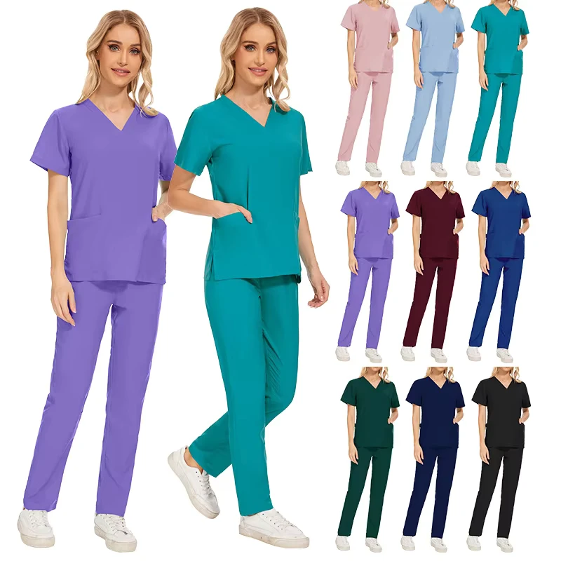 Big and Tall Washable Medical Nursing Operating Room Scrub Set