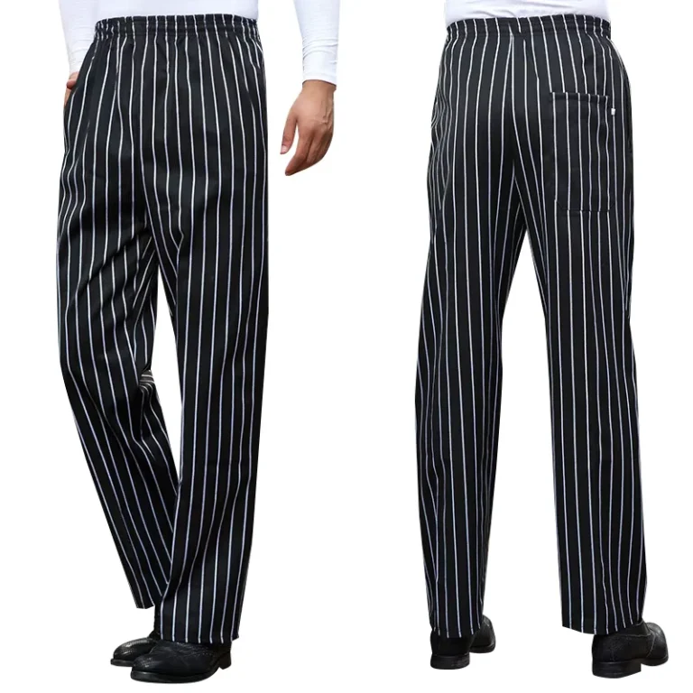 Black-Chef-Pants-for-Men-Hotel-Bar-Kitchen-Cooking-Work-Uniform