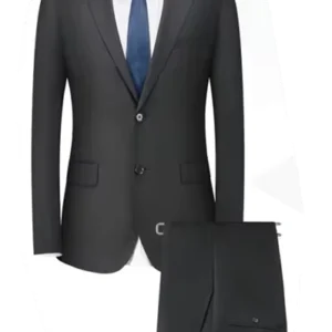 Black Navy Blue Business Suit for Men Women Formal Work Fashion Polyester/Rayon TR Anti static Anti pilling