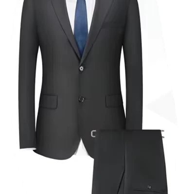 Black-Navy-Blue-Business-Suit-for-Men-Women-Formal-Work-Fashion-Polyester-Rayon-TR-Anti-static-Anti-pilling