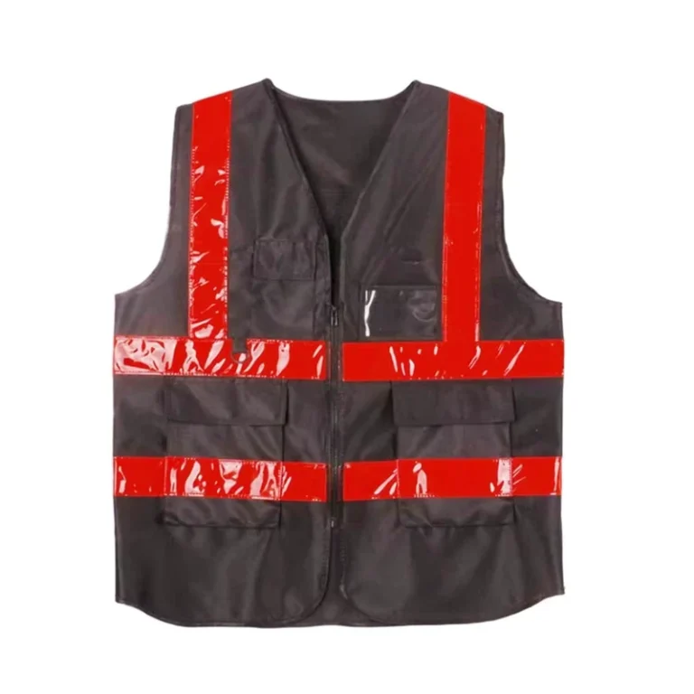 Black-Reflective-Safety-Vest-with-Multi-Pockets-and-2