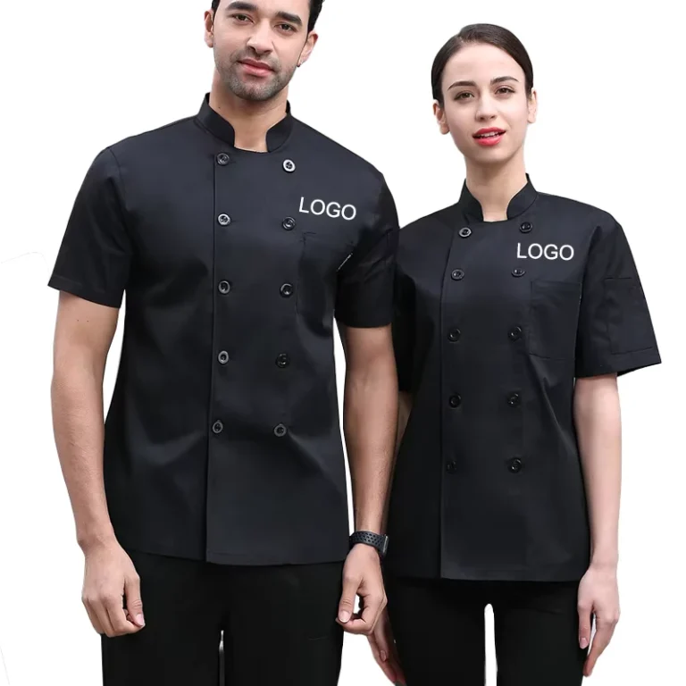 Black-Short-Sleeve-Mesh-Chef-Jacket-for-Asian-Restaurants