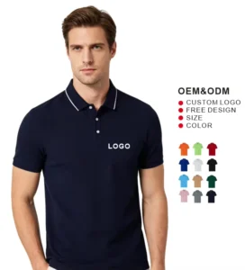 Blank Cotton Golf Polo Shirts, Unisex, Plain, Custom Embroidered Logo, Workwear
