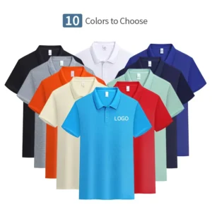 Blank Cotton Polo Shirt, Custom Embroidered and Printed, Men’s and Women’s Workwear
