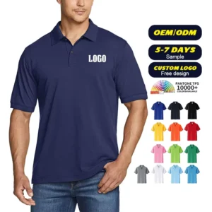 Blank Design Customized Polo Shirt Cotton Unisex Polo Shirts Printed Logo Men’s Uniform Work Polo T Shirts
