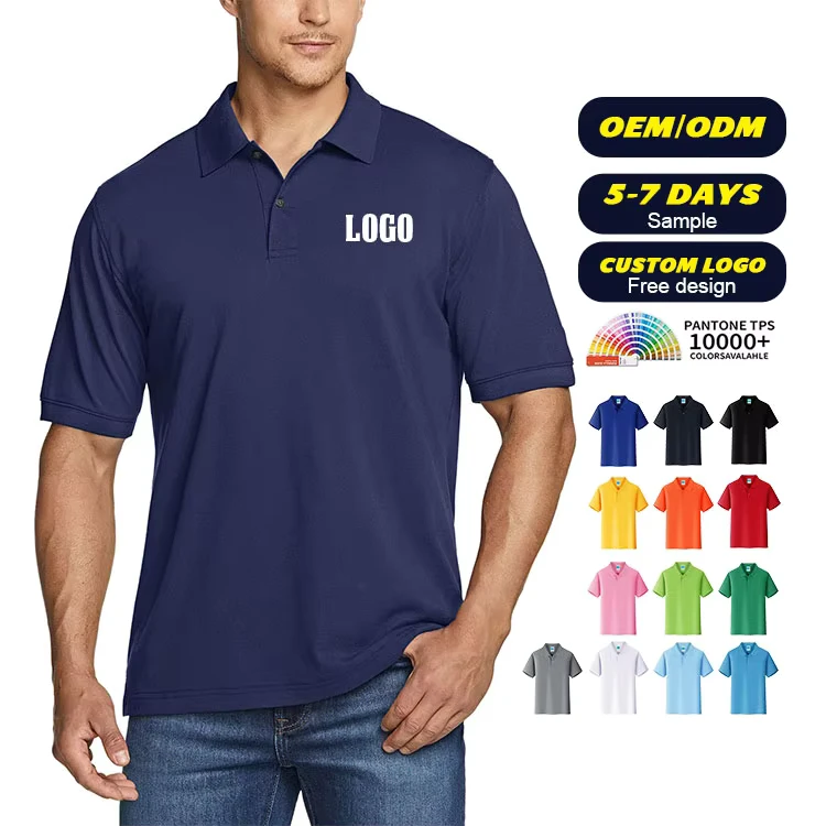 Blank-Design-Customized-Polo-Shirt-Cotton-Unisex-Polo-Shirts-Printed-Logo-Mens-Uniform-Work-Polo-T-Shirts