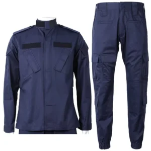 Blue Camouflage Security Guard Uniform