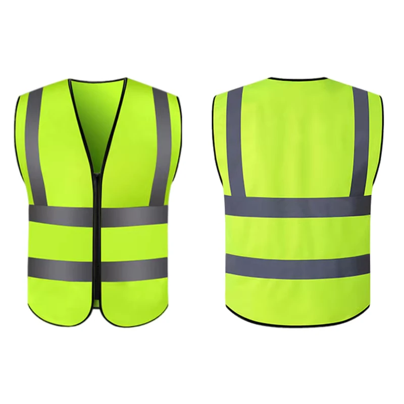 Blue EN 1150 High Visibility Kids Reflective Safety Vest with Belt