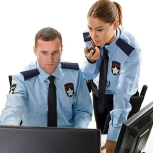 Blue Security Guard Uniform Shirt