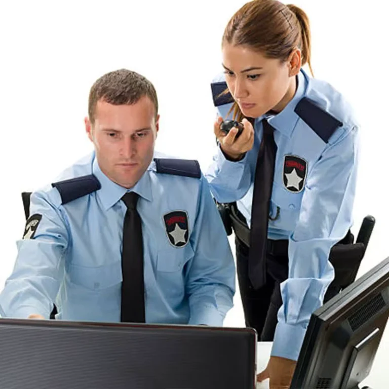 Blue-Security-Guard-Uniform-Shirt