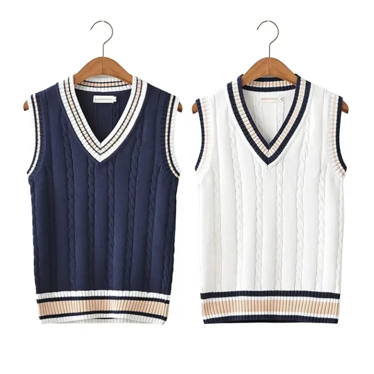 Boys-Girls-High-Quality-Cardigan-Vest-School-Uniform-Knit-Pullover-Sweater-for-Kids