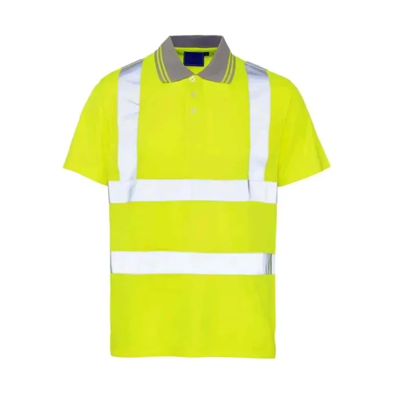 Brand-New-Ready-to-Ship-High-Visibility-Safety-Shirt-Breathable-Mens-Work-Clothes-Short-Sleeve-Reflective-Polo-Shirt