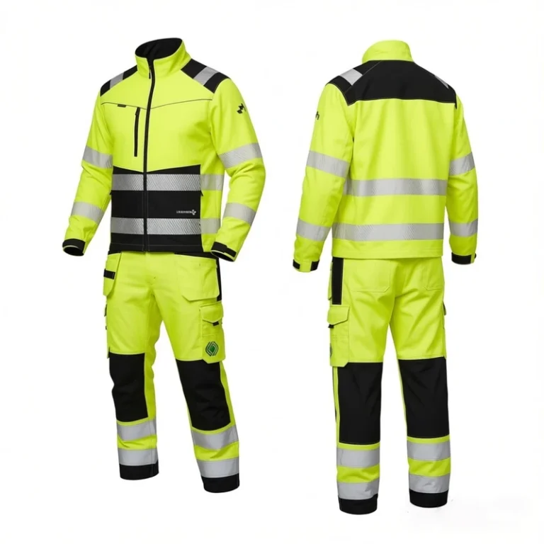 Breathable-ANSI-Class-1-EN-ISO-Class-2-Reflective-LED-Flash-Waterproof-Construction-Suit-Workwear-Jacket-for-Carpenter-Logo