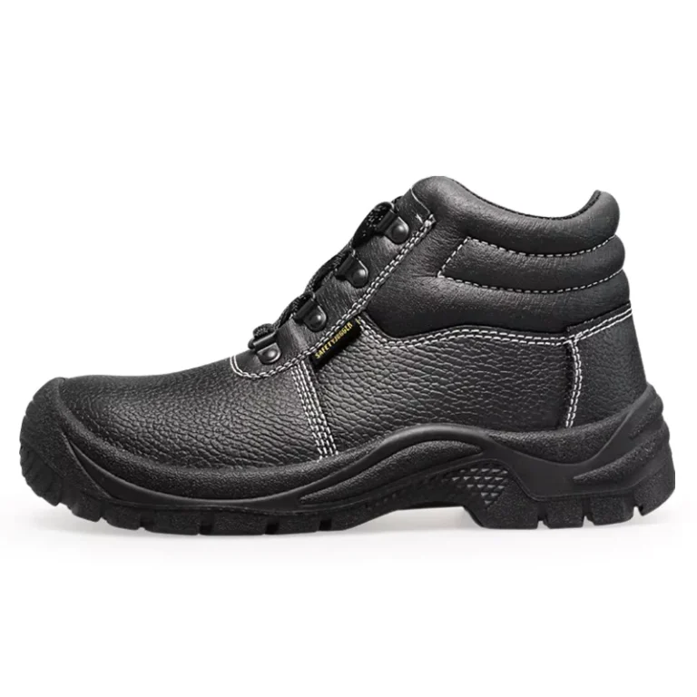 Breathable-Anti-Smash-Anti-Static-Safety-Shoes-with-Steel-Toe-and-PU-Rubber-Outsole