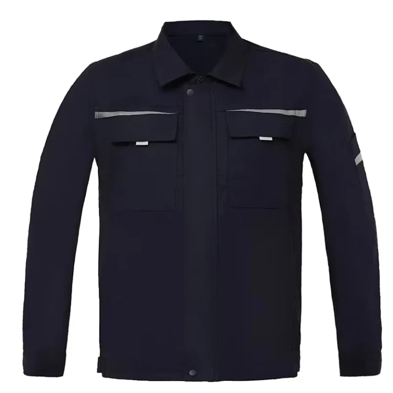 Breathable-Anti-shrink-Long-Sleeve-Unisex-Work-Jacket-with-Custom-Logo-Cotton-for-Work-Clothes