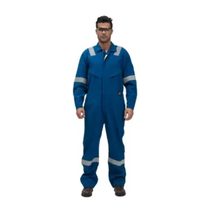 Breathable Cotton FR Coverall European Certified Fire Resistant Work Overalls for Workers