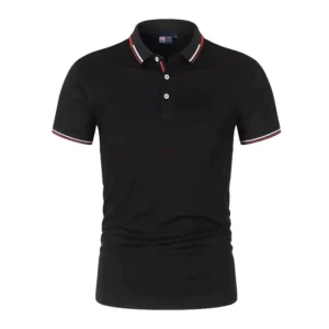 Breathable Fabric Summer Polo Shirt Custom Logo Short Sleeve Men Sport Polo T Shirt